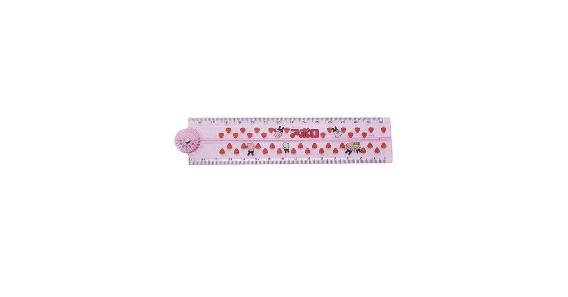 Amazon.co.jp: アポロチョコレート[ものさし]分度器付き 30cm